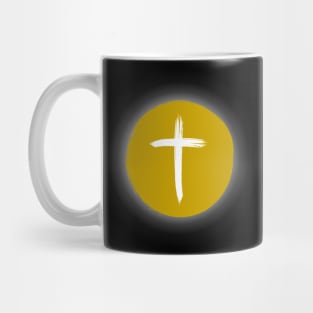 Christian Cross Solar Eclipse - Gold Edition Mug